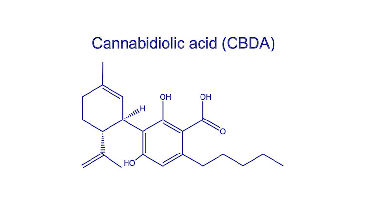 CBDa Chemical Formula