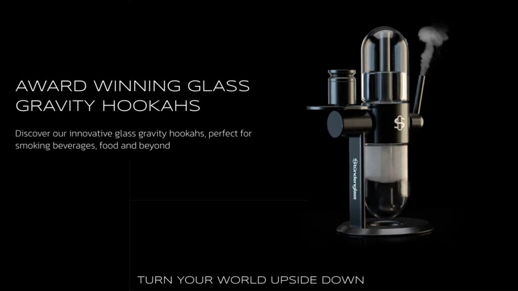 グラビティボングから煙