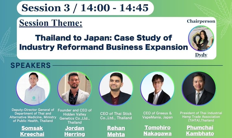 中川会長とタイのアントレプレナー達